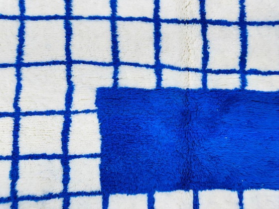 Image 1 of Tapis berbère bleu en authentieke laine 300cmx200cm