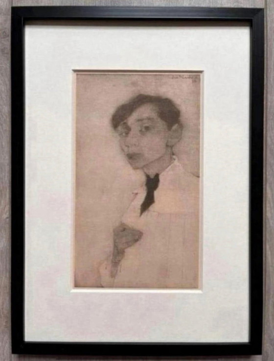 Jan Mankes 1889-1920 / Heliogravur-Selbstporträt 1923 – Lithographien & Drucke, Paper (photo 3 of 5)