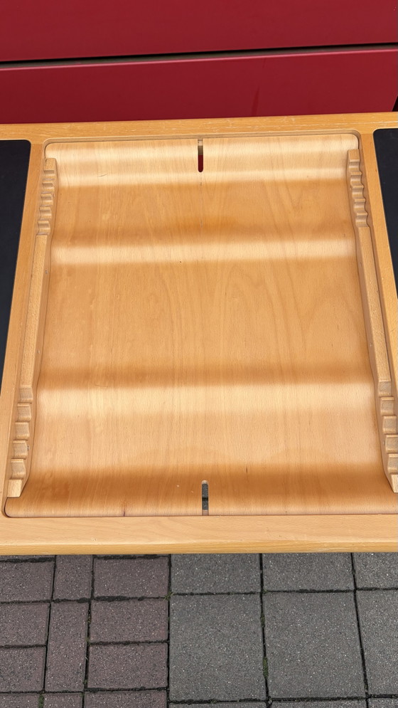 Image 1 of Stokke Scandinavisch vintage bureau met opzetkast