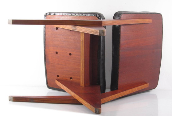 Image 1 of Pastoe FB 18 scissor fifties dining chair by Jan van Grunsven