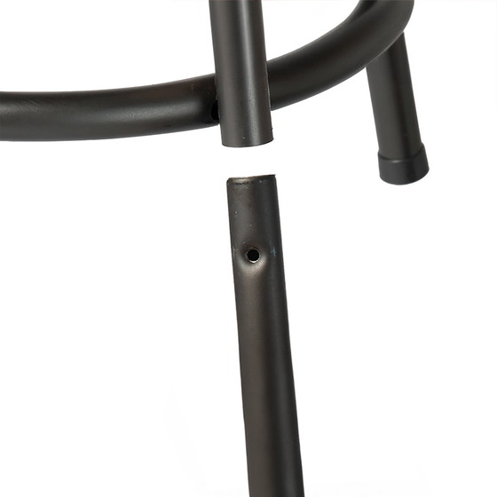 Image 1 of 2x sgabelli da bar girevoli marroni Urban Meuble in stile bistrot con poggiapiedi, 2 possibili altezze di seduta 62/73 cm Pistil