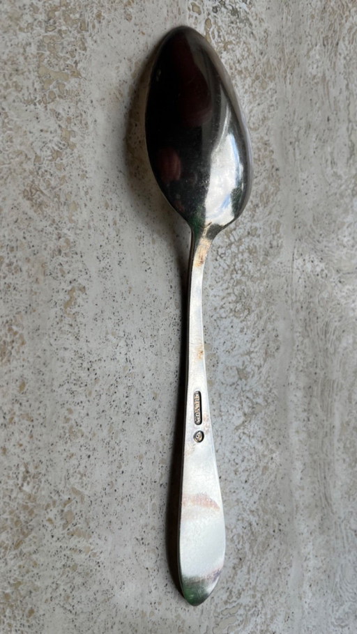 Ensemble de couverts Keltum Puntfilet pour 6 personnes, plaqué argent