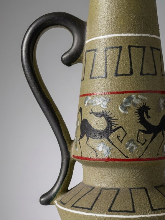 Gran Jarra Fratelli Fanciullacci Atribuida – Cerámica Italiana – Años 60 – Jarrones, Ceramic (photo 8 of 11)