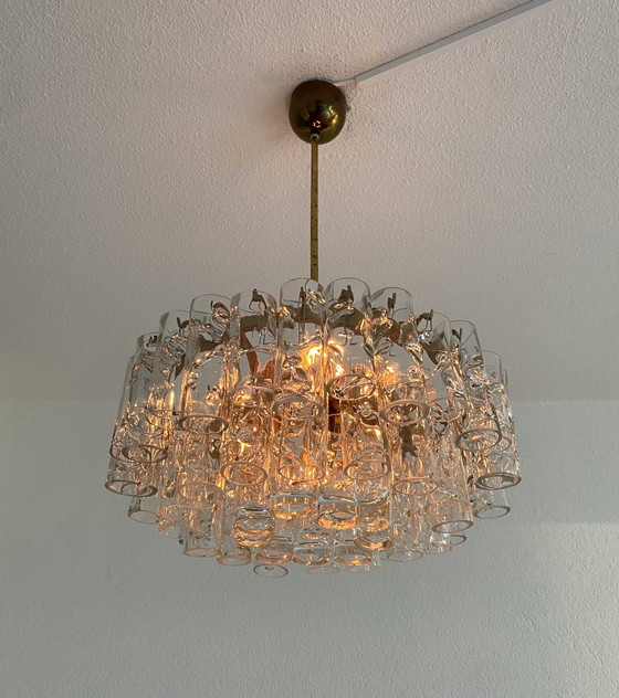 Image 1 of Suspension vintage Doria Leuchten des années 70