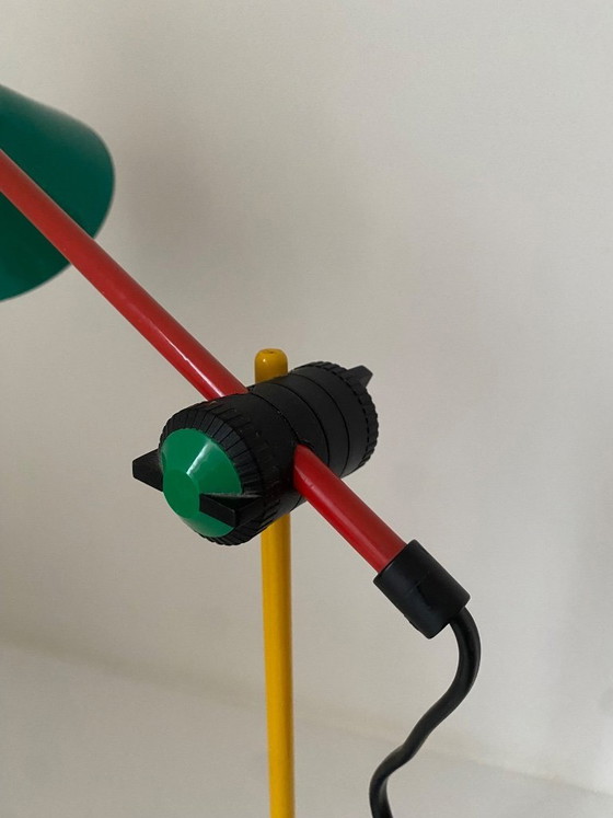 Image 1 of Veneta Lumi vintage Memphis-style table lamp - 1980s - Italy