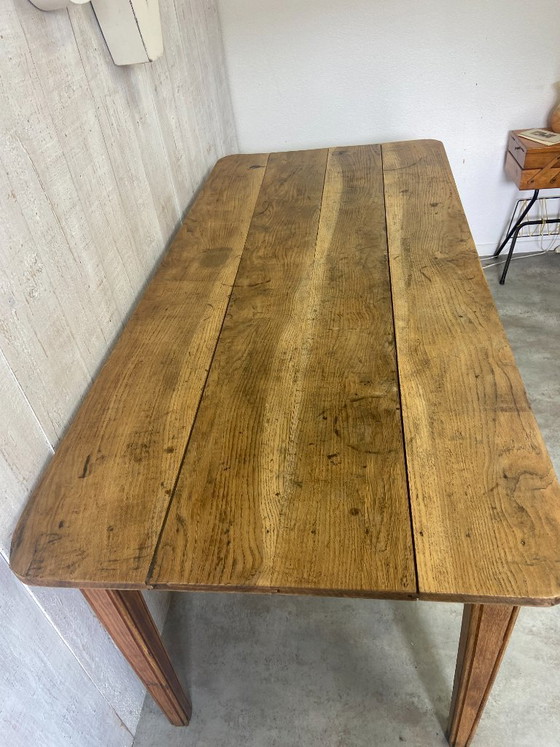 Image 1 of Ancienne table de ferme 170x78cm