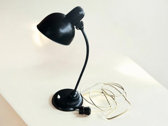 Image 1 of Jdell Bauhaus desk lamp 1920-30s - No Kaiser Idell yet! Very early version of the classic with original pat