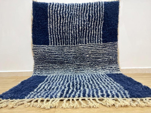 Tapis marocain en laine naturelle250cmx150cm