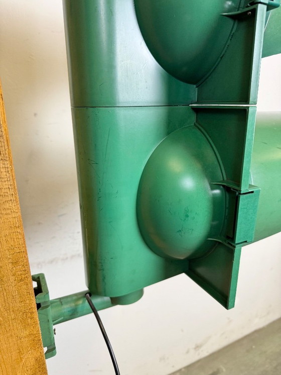 Image 1 of Vintage groene Italiaanse verkeerslichten, jaren 80