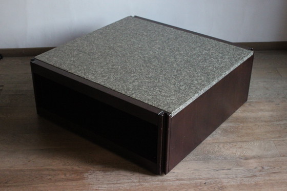 Image 1 of Angelo Mangiarotti 4D Coffee Table for Molteni, Italy 1960s