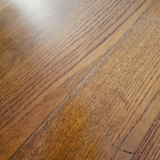 Image 1 of Französischer Art-déco-Esstisch – Ausziehbarer antiker Esstisch – 1920er Jahre