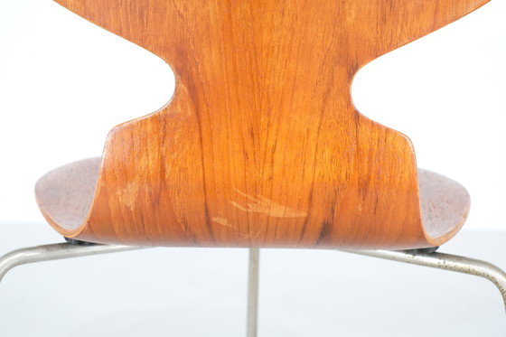 Image 1 of Set of 4 Ant Chairs model 3100 in teak by Arne Jacobsen or Fritz Hansen - 1950s