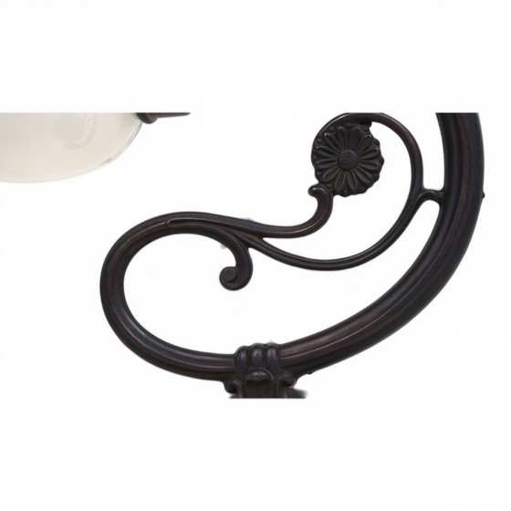 Image 1 of Set van 2 Art Nouveau messing wandlampen