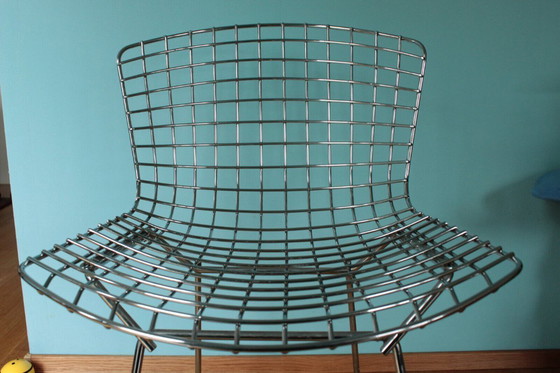 Image 1 of Sedia in filo di ferro di Harry Bertoia - Set di 6 pezzi