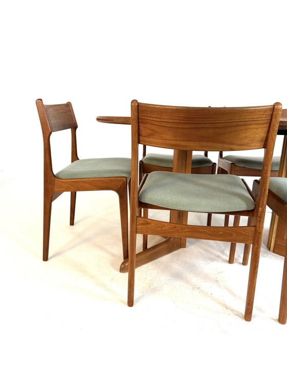 Image 1 of Table à manger extensible vintage danoise, Gudme Mobelfabrik '70