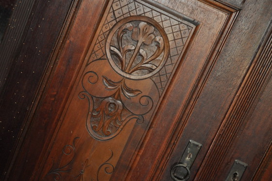 Armoire Hongroise Ancienne en Bois, Années 1880 – Rustic (photo 4 of 6)