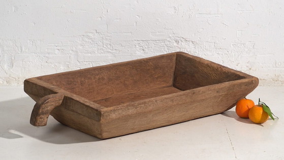 Antique solid wood tray with handle (c.1900) #8 – Decorative Objects (photo 3 of 40)