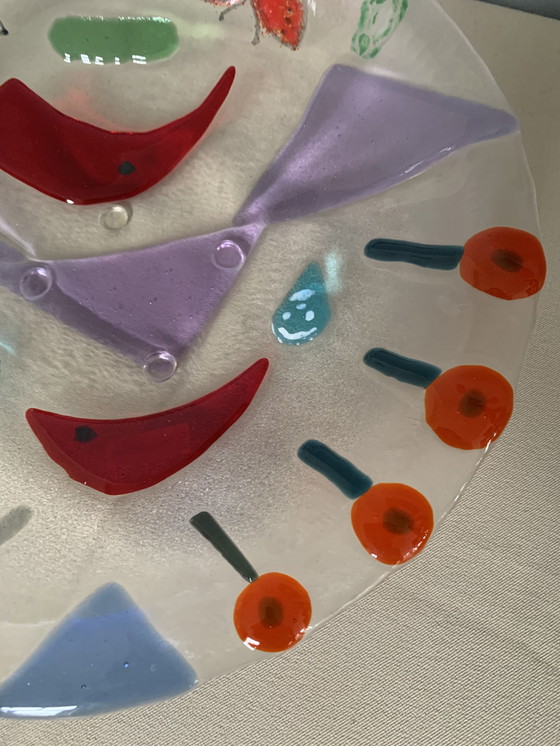 Image 1 of Glass design bowl glass art Greet Soppe Netherlands