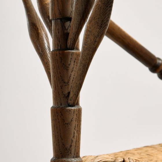 MK11200 Dreibeiniger Eichen Sessel – Wood (photo 14 of 16)