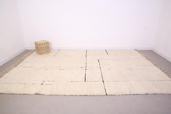 Image 1 of Beni-Ourain-Teppich aus echter Wolle, Farben individuell anpassbar, 300 cm x 200 cm