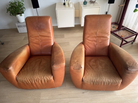 Image 1 of 2x poltrone Gerard van de Berg con pouf