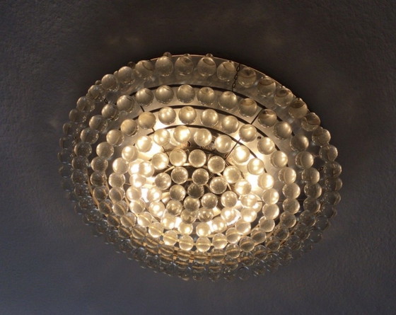 Image 1 of Vintage ceiling chandelier with glass globes