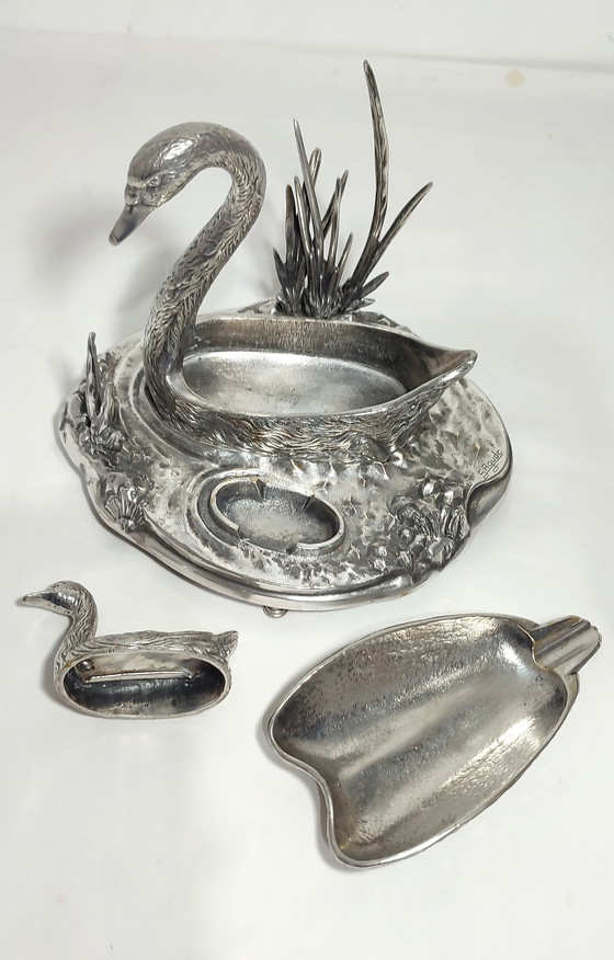 Image 1 of Metalen asbak: Spanje, jaren 1960