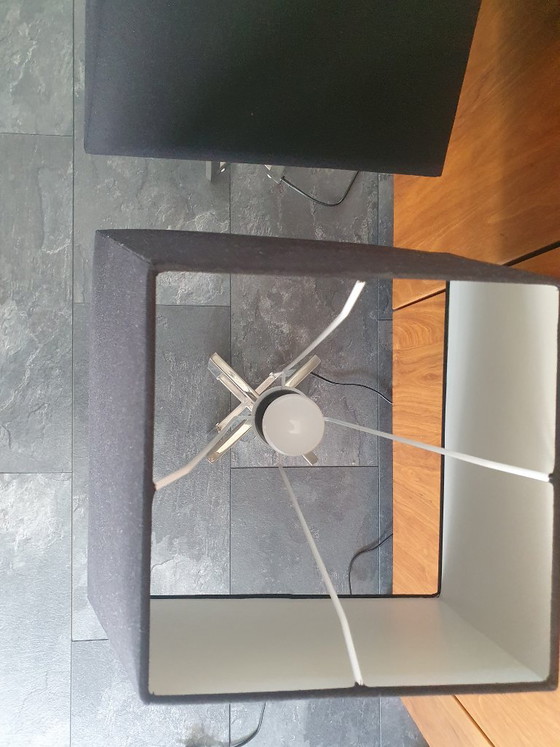 2 Large Table Lamps – van de Heg, Textile (photo 4 of 6)