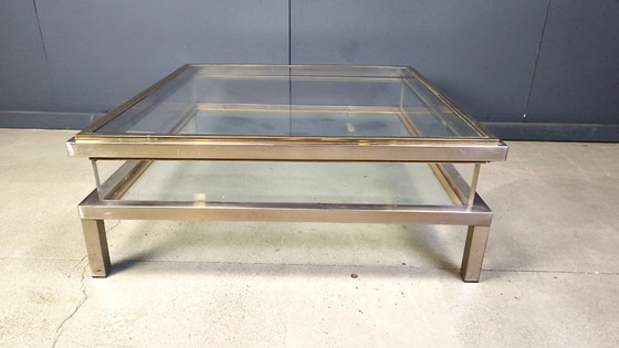 Image 1 of Vintage Sliding Top Coffee , 1970s