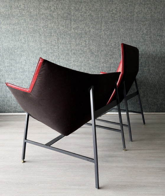 Image 1 of Set of 2 Moroso Paper Planes armchairs by Nipa Doshi & Jonathan Levien