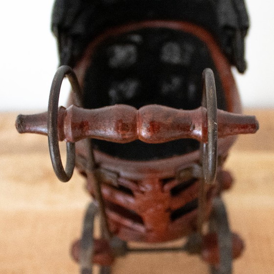 Image 1 of Antique Victorian-style doll pram