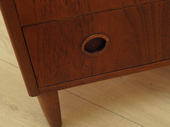 Image 1 of Teak chest of drawers, Danish design, 1970s, made in Denmark