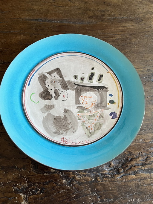 Portanier Ceramic Plate