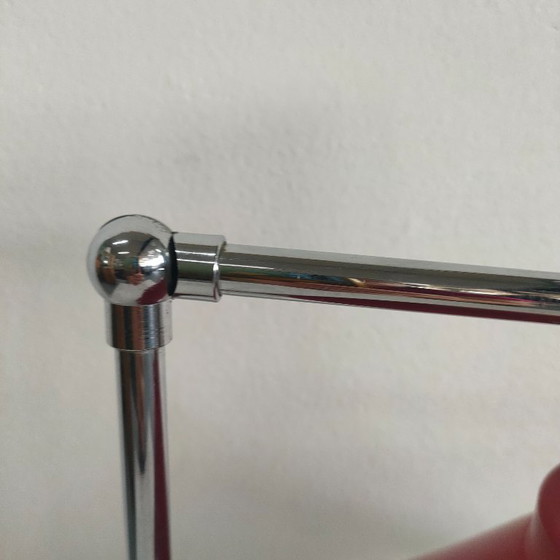 Image 1 of Lampada da tavolo vintage 60 ies Stilux Milano (nero e rosso)