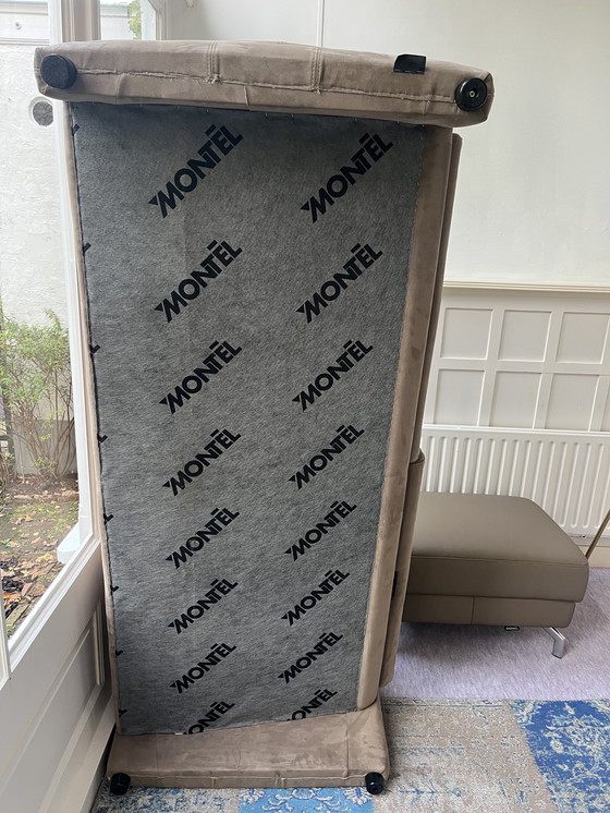 Image 1 of Montèl 2,5-zits bank – taupe microvezel – t