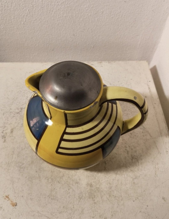 Teiera Eva Zeisel Schramberg Mondriaan Art Déco Bauhaus design Modello 73 – Oggetti decorativi, Ceramica (photo 3 of 10)