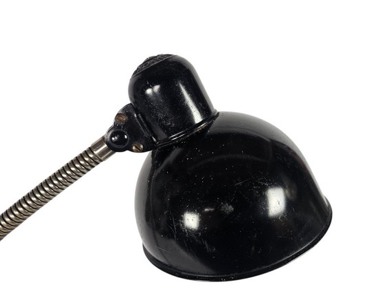 Image 1 of Kaiser Idell - design Christian Dell - bureaulamp - metaal - emaille - Duitsland - 2e kwart 20e eeuw