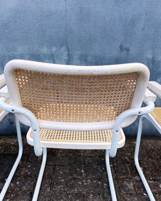 Image 1 of Sedie da pranzo Thonet vintage con seduta in fettuccia (2, 4, 6 o 8 pezzi)