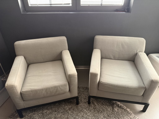 Fauteuils Meridiani 2 pièces