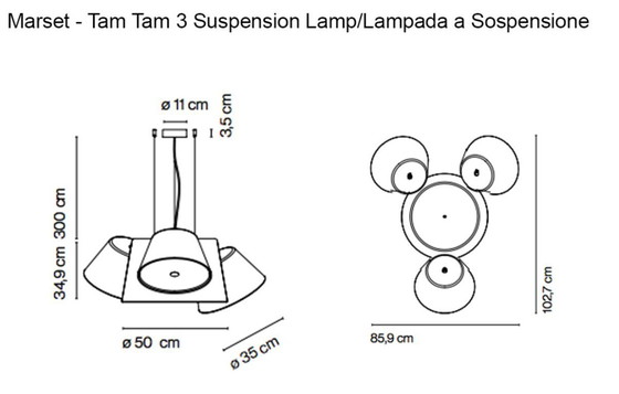 Image 1 of Marset Tam Tam 3 Mini