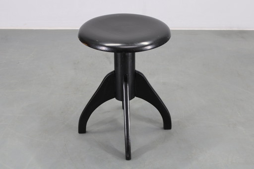 1940s Piano Beech Stool , Czechoslovakia