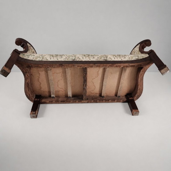 Image 1 of Canapé Biedermeier en placage de noyer