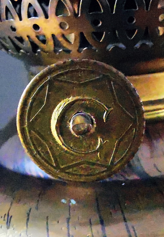 Image 1 of Mr. Holland, lampada a olio con paralume, anni '50