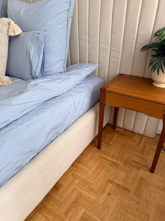 Letto designer NV Gallery | Crema | 180x200cm, Letti, Tessile, Legno (foto 14 di 14)