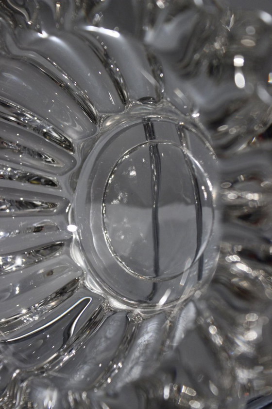 Image 1 of Posacenere di cristallo di Pierre d'Avesn, Francia, periodo Art Déco, anni '40