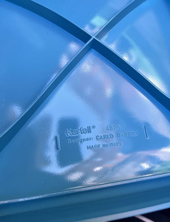 Image 1 of Kartell 4875 chairs designed by Carlo Bartoli