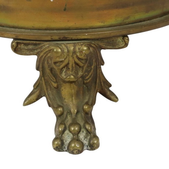 Unieke Obus Paraplubak XL Trench Art 1915 WO1 Leeuwenkoppen – Brass, Vintage (photo 8 of 25)