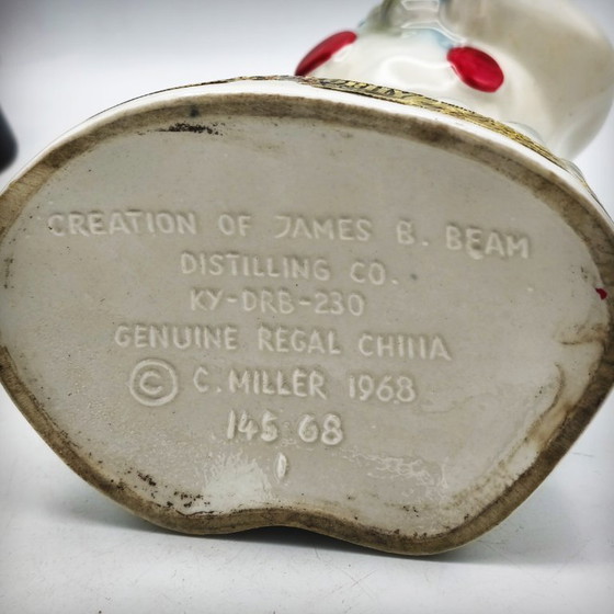Image 1 of Caraffa in ceramica "Clown Donkey" di Jim Beam, USA, anni '60