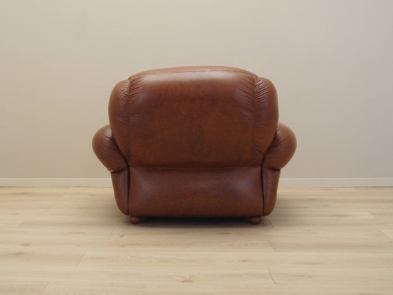 Image 1 of Bruine fauteuil, Italiaans design, jaren 70, productie: Italië