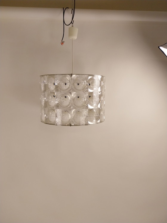 Image 1 of 1 x lampada a sospensione psichedelica dell'era spaziale anni '80